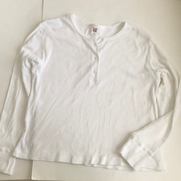 Hanes Re/Done Henley shirt - Picture 1 of 5